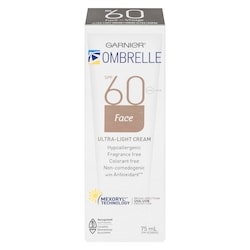 Garnier Face SPF 60 Ultra-Light Cream 75 ml, $31.99/100ml