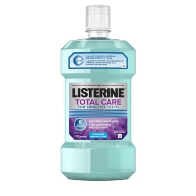 Listerine Total Care Sensitive Teeth Mouthwash 1 l, $1.00/100ml