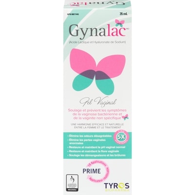 Gynalac Gel vaginal 35 ml, 75,69 $/100ml