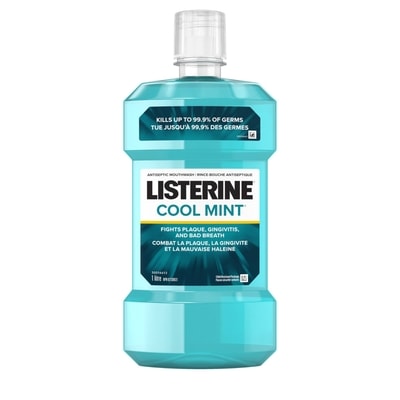 Listerine Cool Mint Antiseptic Mouthwash 1 l, $0.83/100ml