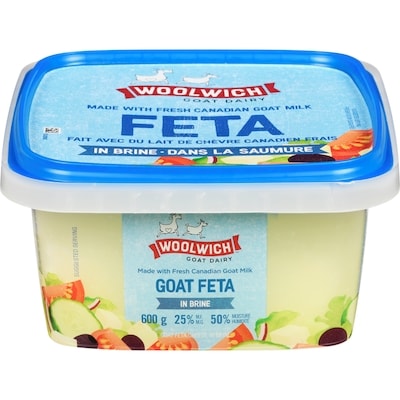 Woolwich Goat Milk Feta Cheese 600 g, $3.42/100g