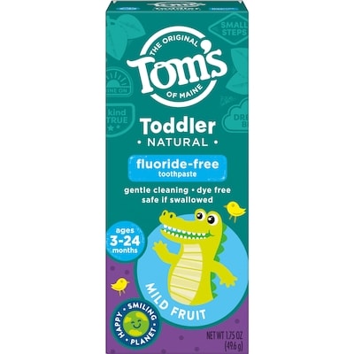 Tom's of Maine Toddler Fluoride-Free Natural Training Toothpaste, Mild fruit 38 ml, $13.13/100ml