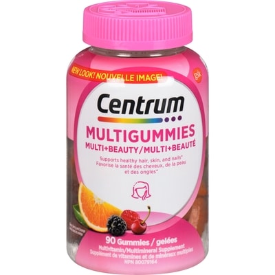 Centrum MultiGummies Multivitamin Supplement, Cherry, Berry & Orange 90 ea, $0.25/1ea