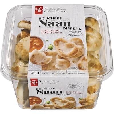 le Choix du Président Bouchées De Naan Traditionnel 200 g, 2,25 $/100g