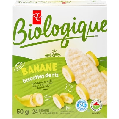Organics Banana Rice Rusks
