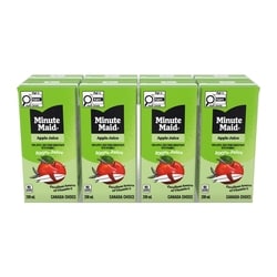 Minute Maid Apple Juice Cartons 8x200.0 ml, $0.30/100ml