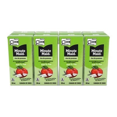 Minute Maid jus de pommes 8x200.0 ml, 0,30 $/100ml