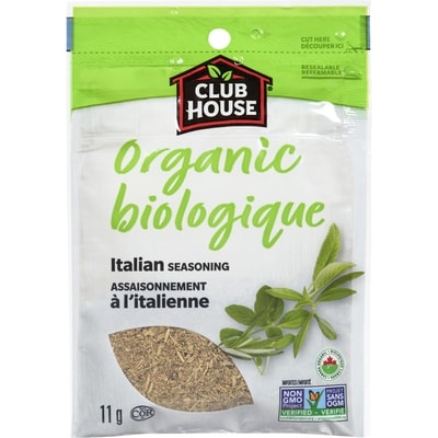 Club House Organic Italian Seasoning 11 g, $31.73/100g