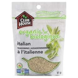 Club House Assaisonnement Italien Biologique 11 g, 27,27 $/100g