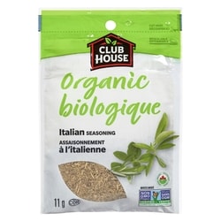 Club House Assais italien biologique 11 g, 22,73 $/100g