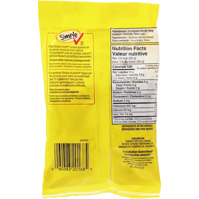 Raw Unsalted Sunflower Seeds