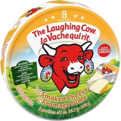 The Laughing Cow Cheese Smoked 8 Portions 133 g, $4.35/100g