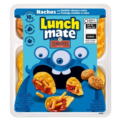 Schneiders Nachos with Cheddar Cheese & Salsa Lunch Kit 98 g, $4.59/100g