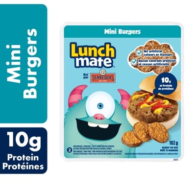 Schneiders Mini Burgers Lunch Kit 102 g, $2.94/100g