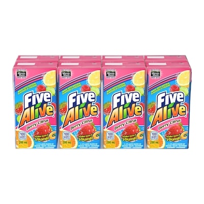 Five Alive Juice Berry Citrus Cartons 8x200.0 ml, $0.30/100ml