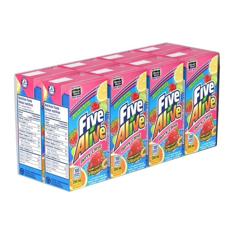 Juice Berry Citrus Cartons