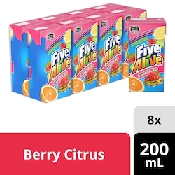 Five Alive Juice Berry Citrus Cartons - 8x200.0 ml | Zehrs