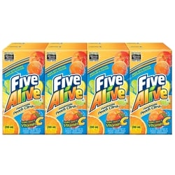 Five Alive Juice Passionfruit Peach Citrus Cartons - 8x200.0 ml