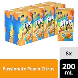 Five Alive Juice Passionfruit Peach Citrus Cartons ml