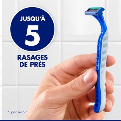 Gillette Rasoirs jetables pour hommes Sensor3 Simple, 8 unités 8 ea, 1,75 $/1ch