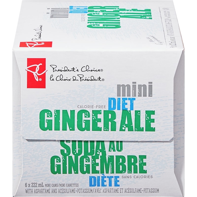 Mini Diet Ginger Ale 6 Pack