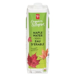 PC Organics 100% Maple Water 1 l, $0.50/100ml
