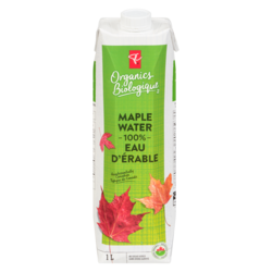 PC Biologique Eau D'Érable À 100 %Que 1 l, 0,58 $/100ml