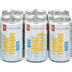 le Choix du Président Mini soda tonique diète, 6 canettes 6x222.0 ml, 0,34 $/100ml