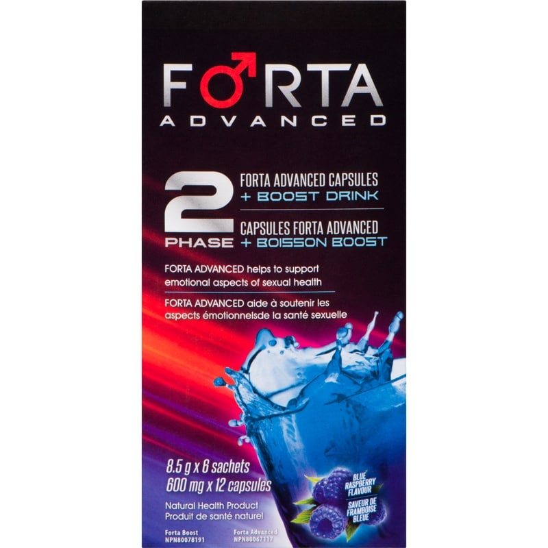 Advanced Capsules + Boost Drink Blue Raspberry Flavour