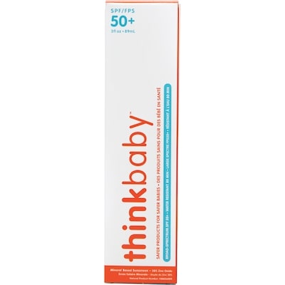 Thinkbaby Ecran Solaire Minerale pour bebe SPF 50+ 89 ml, 22,47 $/100ml