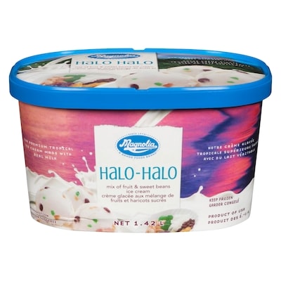 Magnolia Mix of Fruit & Sweet Beans Ice Cream Halo-Halo 1.42 l, $1.06/100ml