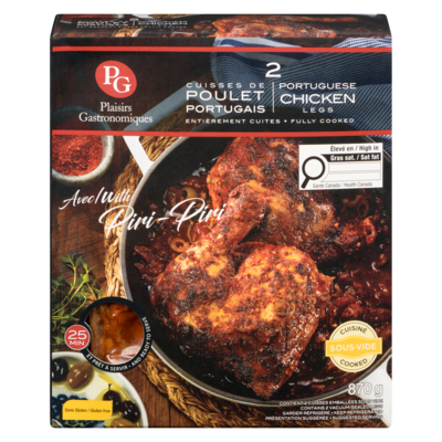Plaisirs Gastronomiques Portuguese chicken legs with Piri-Piri 870 g, $1.72/100g