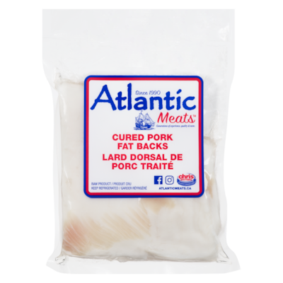 null Pork Fat Backs $14.75/1kg $6.69/1lb