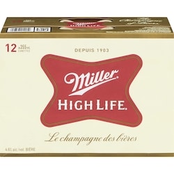 Miller Bière (Pièce d’identité requise au moment du ramassage) 12x355.0 ml, 6,19 $/100ml