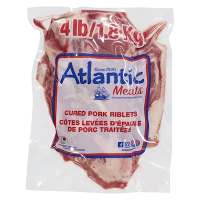 Atlantic Meat Pork Riblets Bag 1.81 kg, $0.94/100g