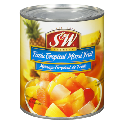 S&W Fiesta Tropical Mixed Fruit in Heavy Syrup 796 ml, $0.48/100ml