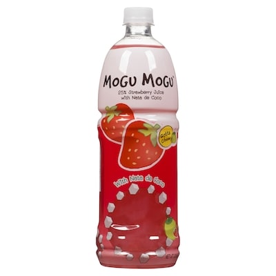 Mogu Mogu Mogu Mogu Jus de Fraise avec Nata de Coco 1 l, 0,30 $/100ml