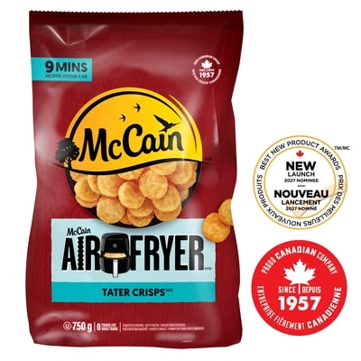 McCain Bouchées de pommes de terre Tater CrispsMC Air Fryer 750 g, 0,40 $/100g