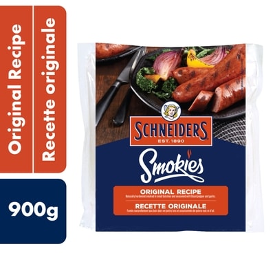 Schneiders Smokies, Original Smoked Sausage 900 g, $1.89/100g