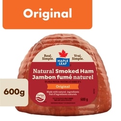 Maple Leaf Original Natural Smoked Ham 600 g, $1.67/100g