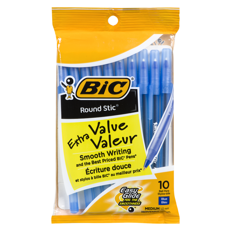 Round STIC  Medium Blue Stick Pens