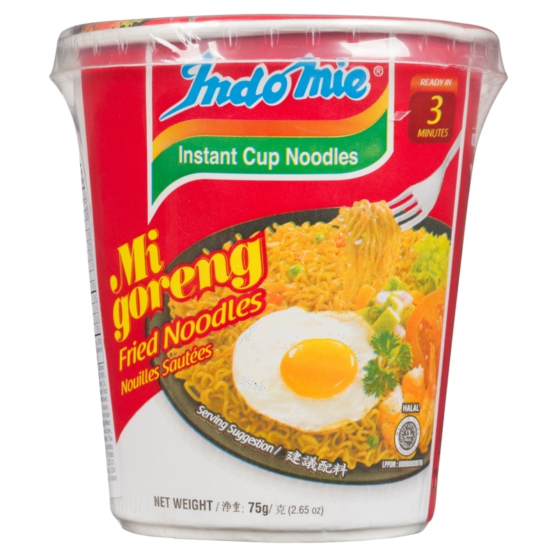 Instant Cup Noodles Mi Goreng Fried Noodles