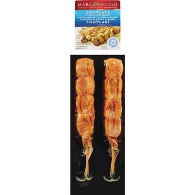 Marcangelo Chicken Breast Souvlaki, 2 Pack 120 g, $2.49/100g
