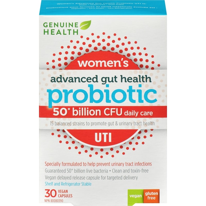 Vegan Capsules Probiotic Woman'S Uti Advanced Gut Health