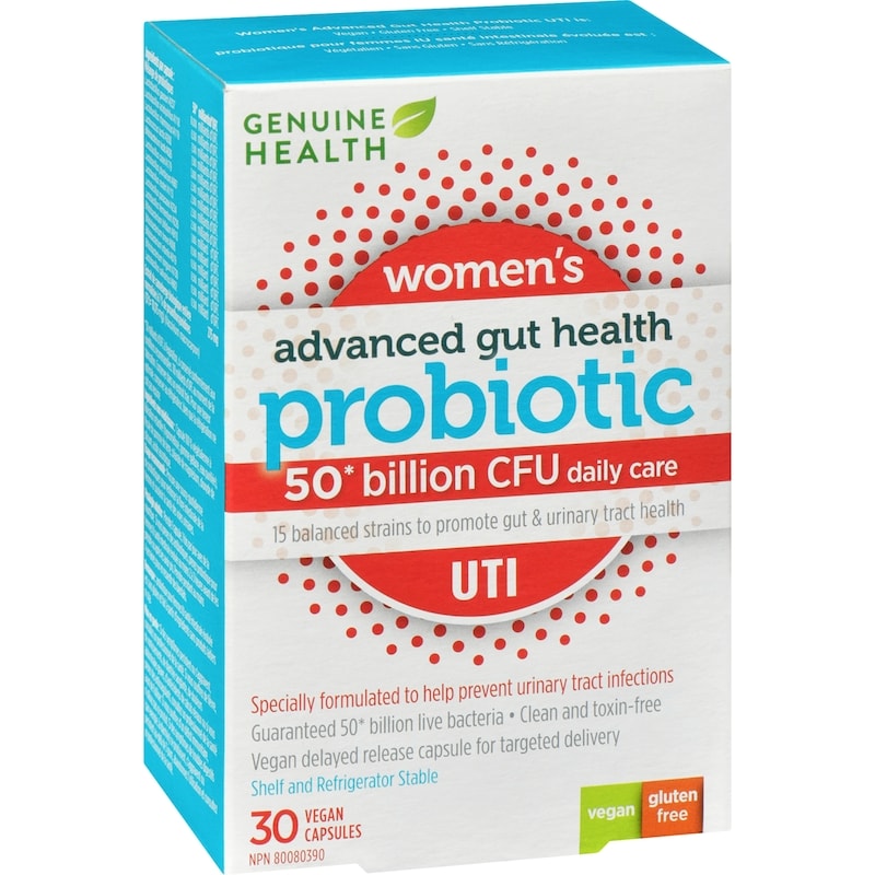 Vegan Capsules Probiotic Woman'S Uti Advanced Gut Health