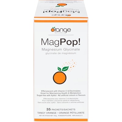 Magnesium Glycinate Powder Tangy Orange