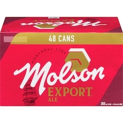 Molson Ex Ale, 48 Cans (ID required at pick-up) 48x355.0 ml, $0.43/100ml