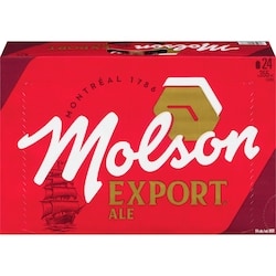 Molson Ex Beer (ID required at pick-up) 24x355.0 ml, $0.47/100ml