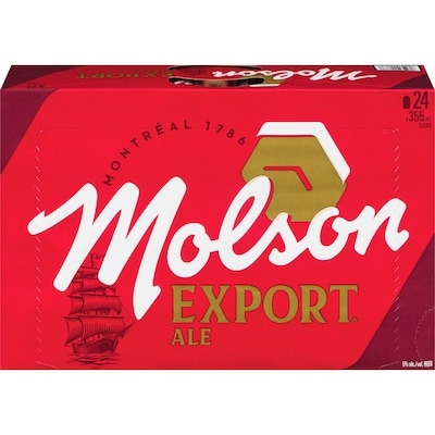 Molson Ex Beer (ID required at pick-up) 24x355.0 ml, $0.46/100ml