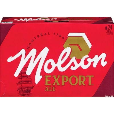 Molson Ex Bière (Pièce d’identité requise au moment du ramassage) 24x355.0 ml, 0,46 $/100ml